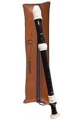 Yamaha Alto Recorder Ivory and Black in F